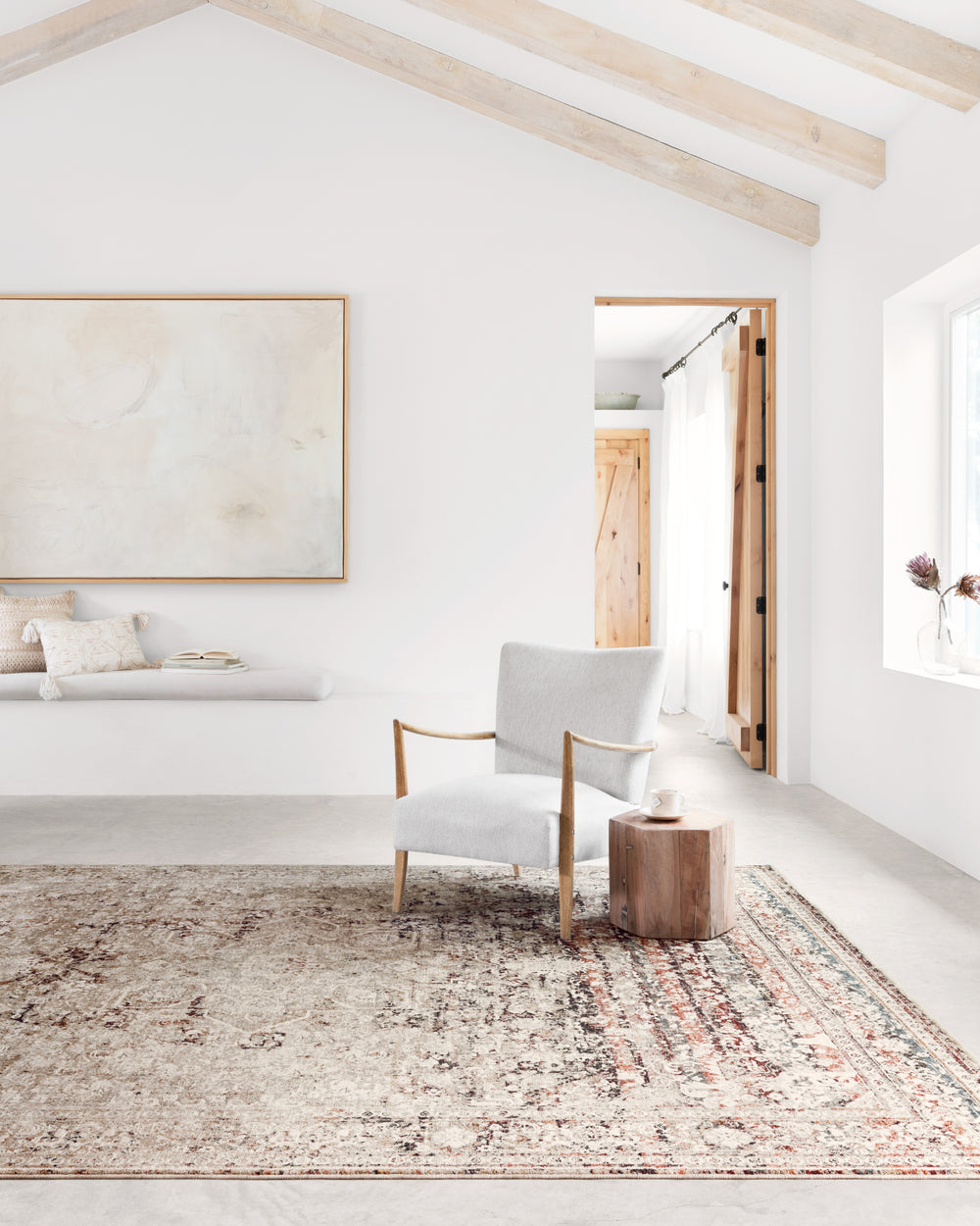 THE-05 Theia Taupe/Brick Rug