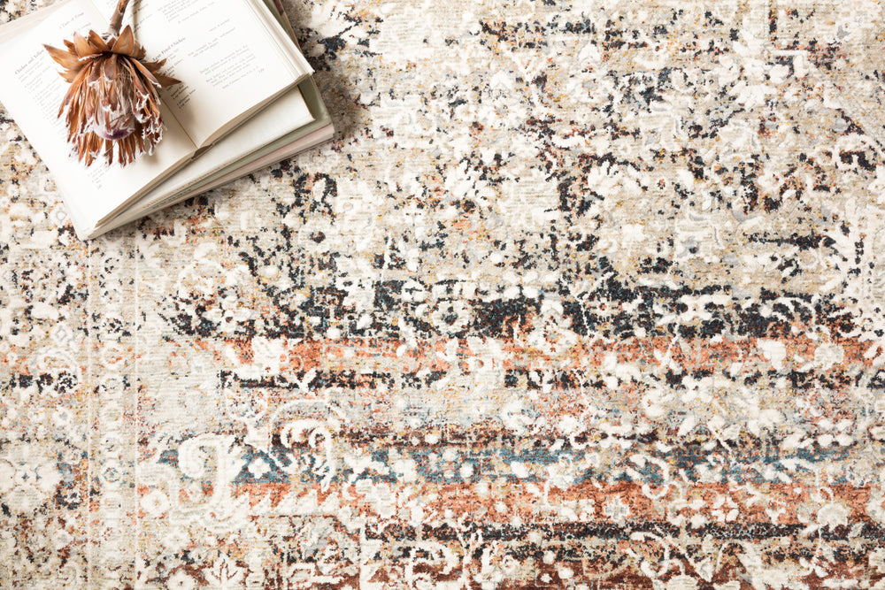 THE-05 Theia Taupe/Brick Rug