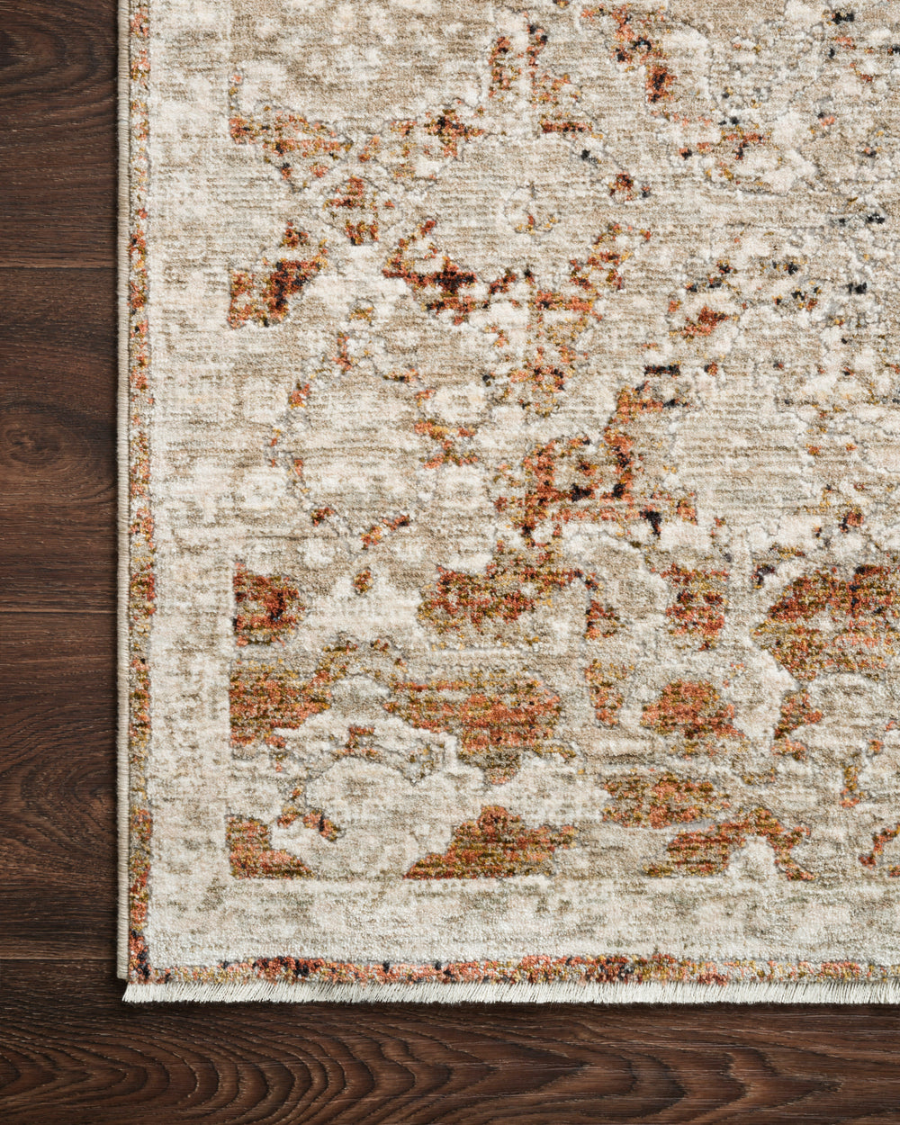 Theia Natural / Rust Rug (THE-07)