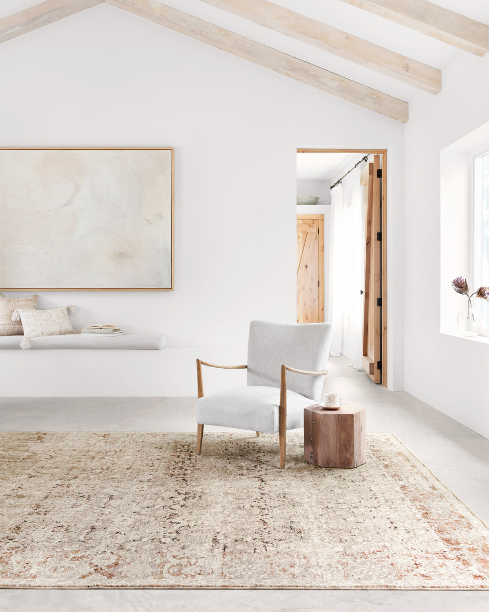Theia Natural / Rust Rug (THE-07)