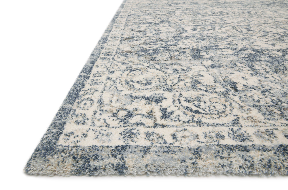 Theory Ivory / Blue Rug (THY-02)