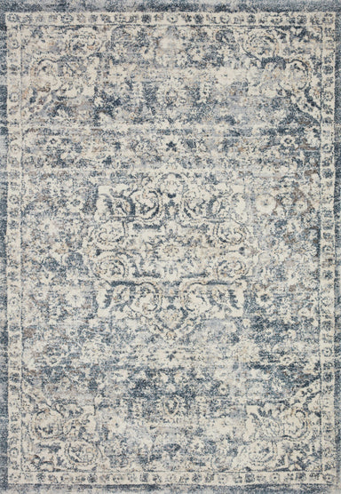 Loloi - Area Rug - Theory Ivory/Blue Rug - Union Lighting Luminaires Décor