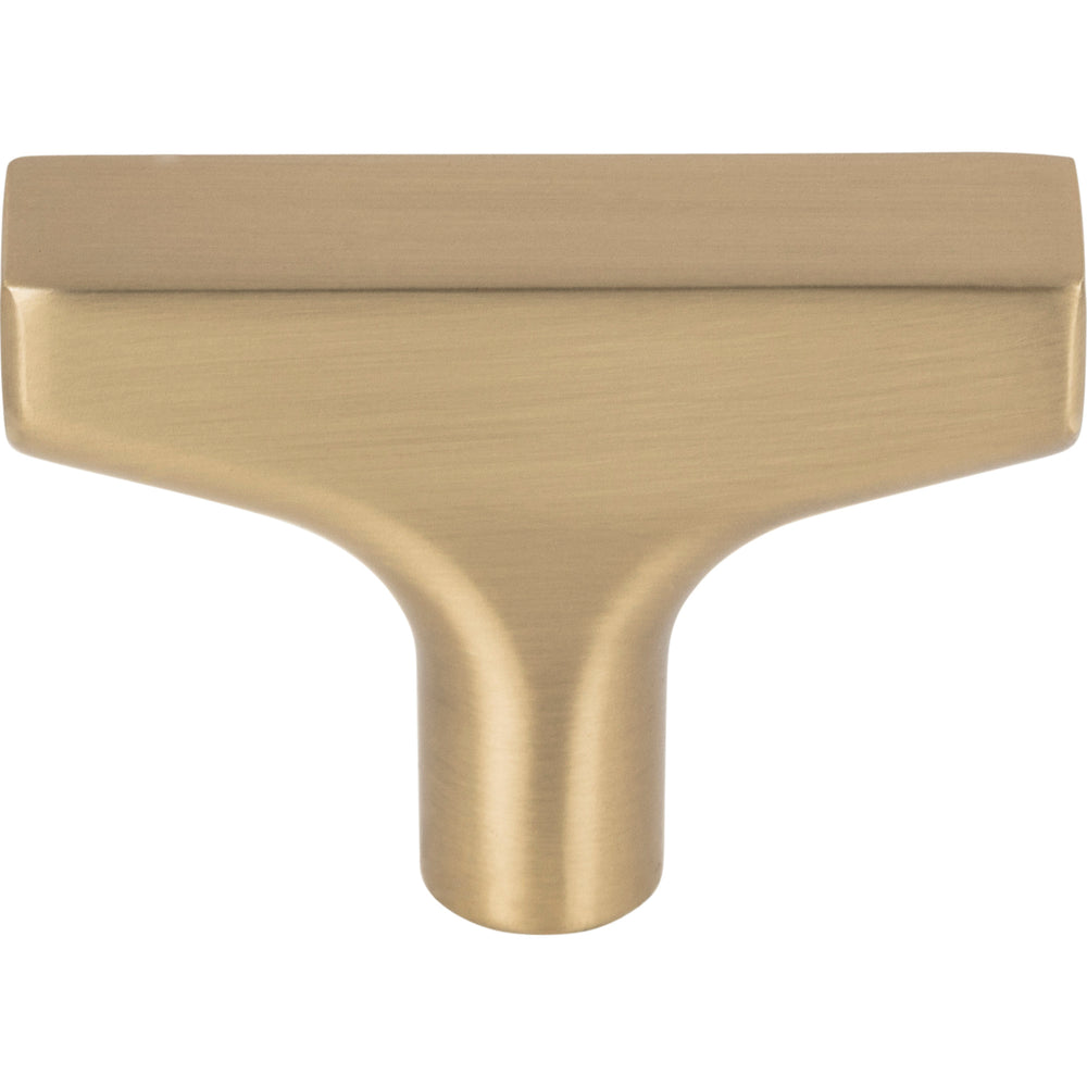 Top Knobs - Hardware - Riverside T-Knob - Flat Black - Union Lighting Luminaires Décor