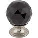 Top Knobs - Hardware - Black Crystal Knob - Oil Rubbed Bronze - Union Lighting Luminaires Décor