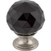 Top Knobs - Hardware - Black Crystal Knob - Oil Rubbed Bronze - Union Lighting Luminaires Décor