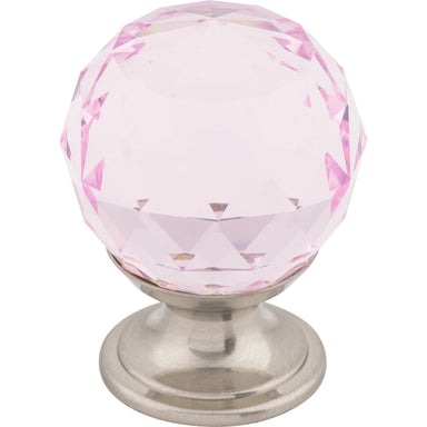 Top Knobs - Hardware - Pink Crystal Knob - Ash Gray - Union Lighting Luminaires Décor