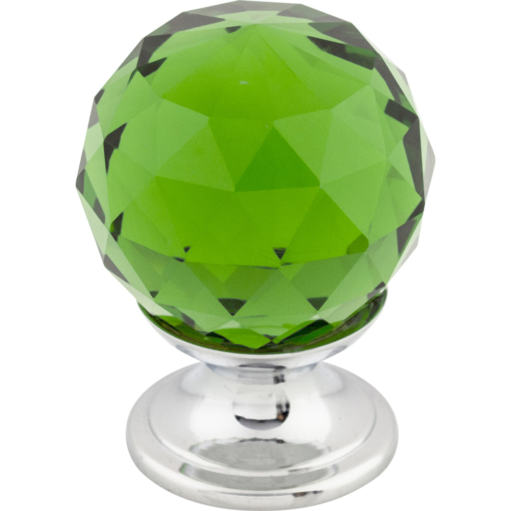 Top Knobs - Hardware - Green Crystal Knob - Honey Bronze - Union Lighting Luminaires Décor