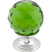 Top Knobs - Hardware - Green Crystal Knob - Honey Bronze - Union Lighting Luminaires Décor