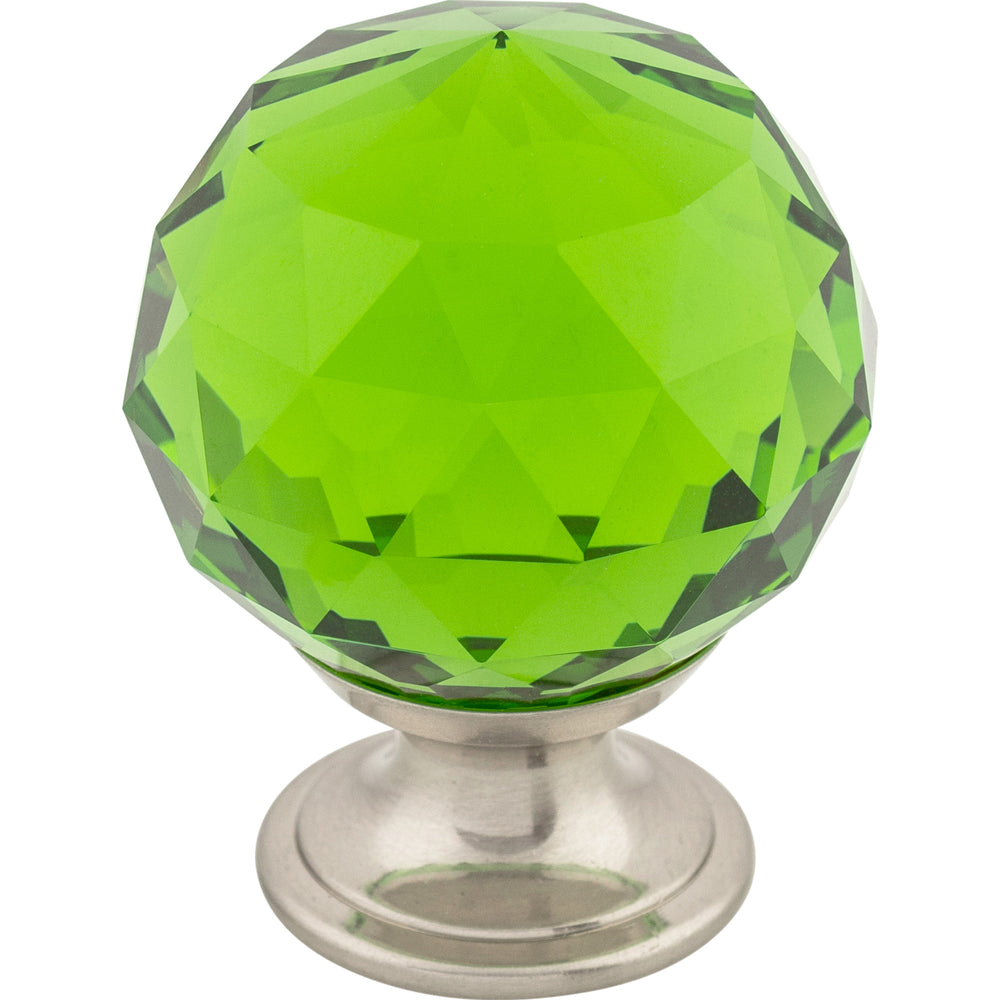Top Knobs - Hardware - Green Crystal Knob - Mahogany Bronze - Union Lighting Luminaires Décor