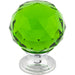 Top Knobs - Hardware - Green Crystal Knob - Brushed Satin Nickel - Union Lighting Luminaires Décor