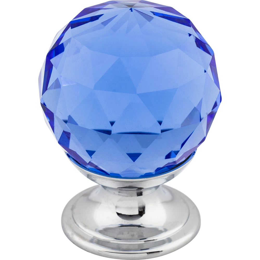 Top Knobs - Hardware - Blue Crystal Knob - Mahogany Bronze - Union Lighting Luminaires Décor