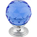 Top Knobs - Hardware - Blue Crystal Knob - Mahogany Bronze - Union Lighting Luminaires Décor