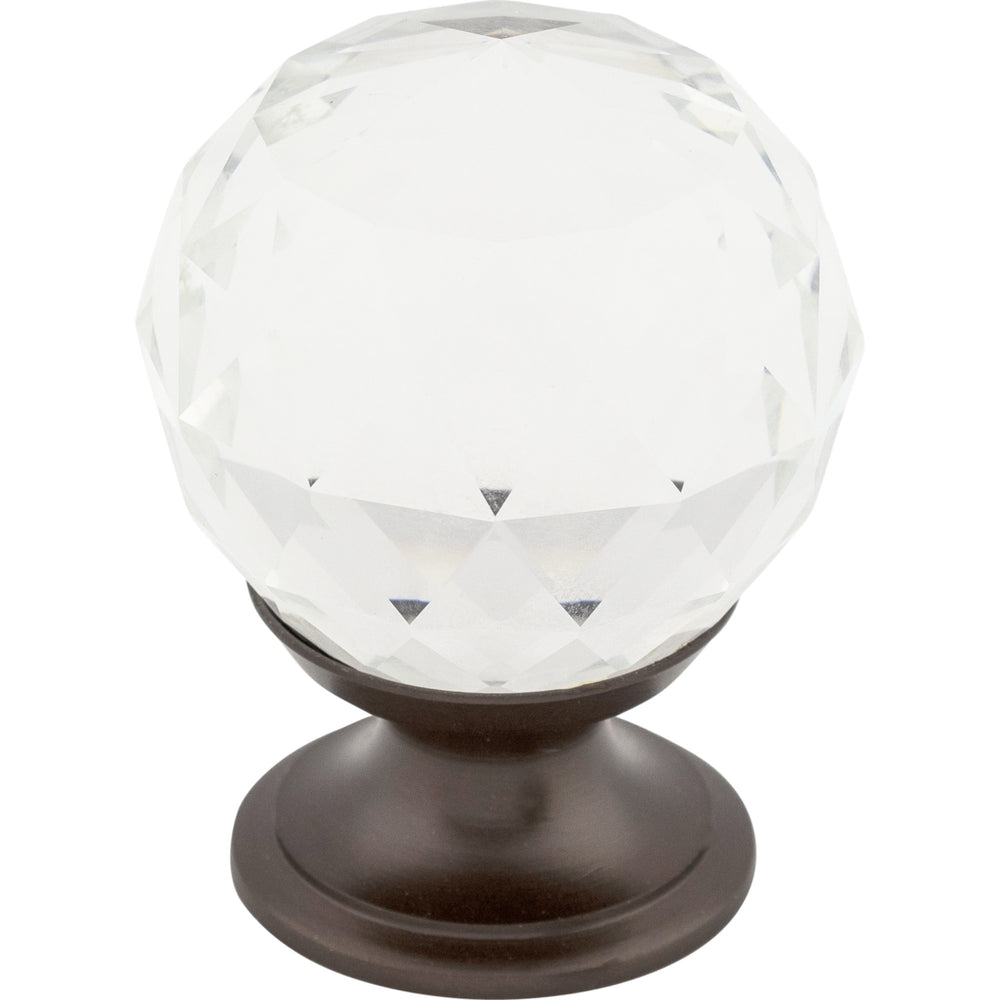 Top Knobs - Hardware - Clear Crystal Knob - Polished Nickel - Union Lighting Luminaires Décor