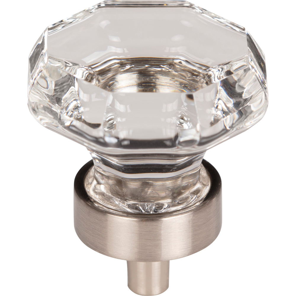Top Knobs - Hardware - Clear Octagon Crystal Knob - Polished Chrome - Union Lighting Luminaires Décor