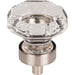 Top Knobs - Hardware - Clear Octagon Crystal Knob - Polished Chrome - Union Lighting Luminaires Décor