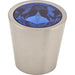 Top Knobs - Hardware - Blue Crystal Center Knob - Medium Bronze - Union Lighting Luminaires Décor