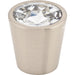 Top Knobs - Hardware - Clear Crystal Center Knob - German Bronze - Union Lighting Luminaires Décor
