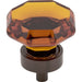 Top Knobs - Hardware - Wine Octagon Crystal Knob - Polished Chrome - Union Lighting Luminaires Décor