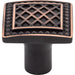 Top Knobs - Hardware - Trevi Square Knob - Pewter Antique - Union Lighting Luminaires Décor