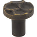 Top Knobs - Hardware - Cobblestone Round Knob - Polished Brass - Union Lighting Luminaires Décor