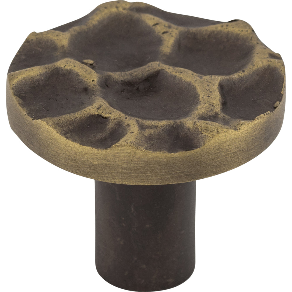 Top Knobs - Hardware - Cobblestone Round Knob - Coal Black - Union Lighting Luminaires Décor