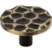 Top Knobs - Hardware - Cobblestone Round Knob - Polished Brass - Union Lighting Luminaires Décor