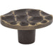 Top Knobs - Hardware - Cobblestone Oval Knob - Polished Brass - Union Lighting Luminaires Décor