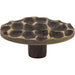 Top Knobs - Hardware - Cobblestone Oval Knob - Coal Black - Union Lighting Luminaires Décor