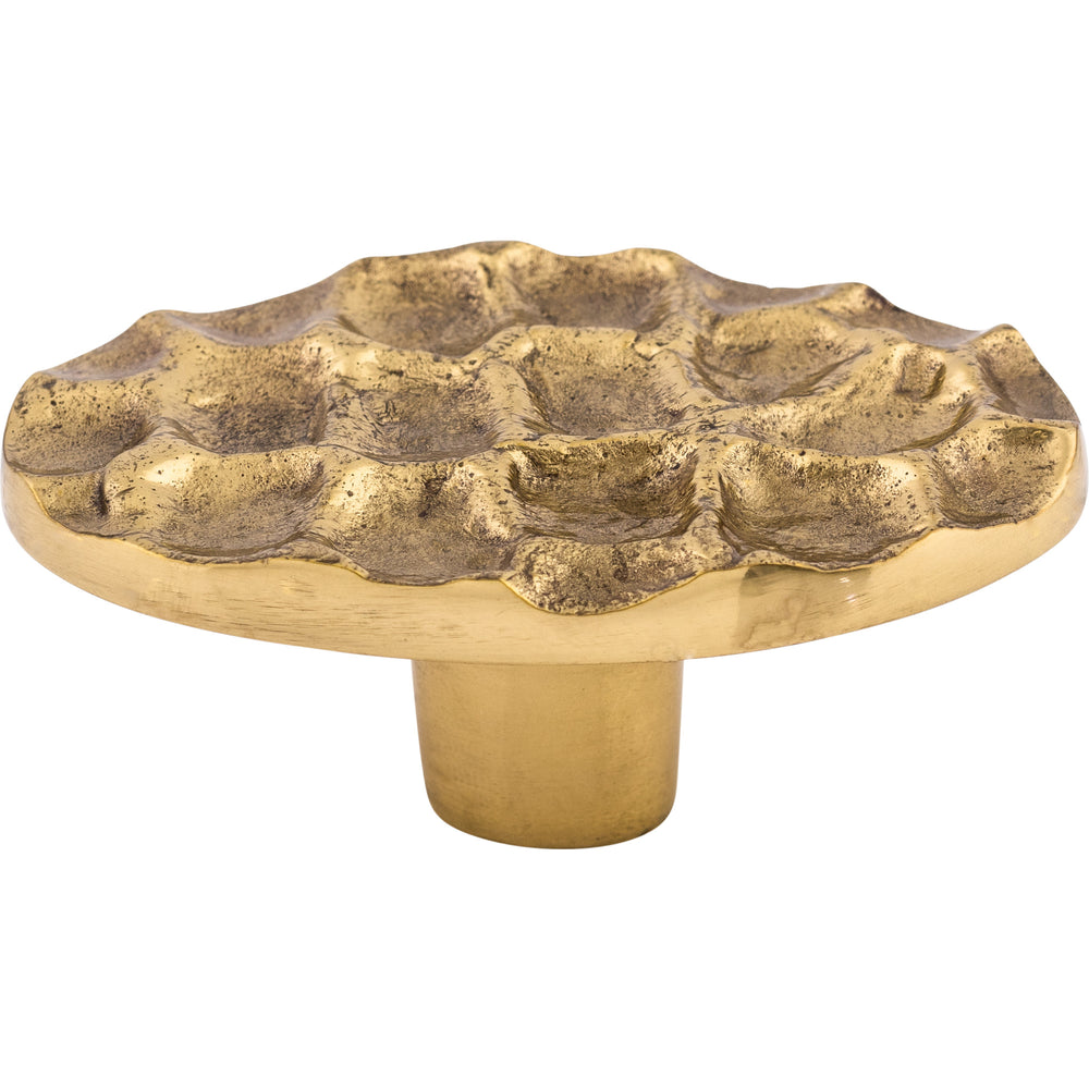 Top Knobs - Hardware - Cobblestone Oval Knob - Polished Nickel - Union Lighting Luminaires Décor