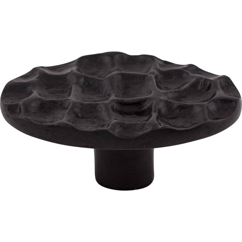Top Knobs - Hardware - Cobblestone Oval Knob - Polished Brass - Union Lighting Luminaires Décor