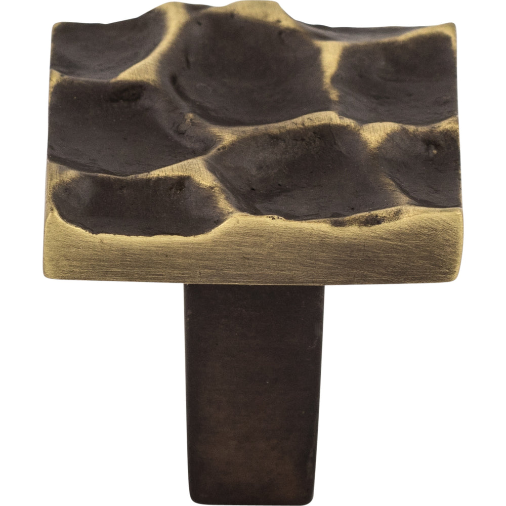 Top Knobs - Hardware - Cobblestone Square Knob - Polished Nickel - Union Lighting Luminaires Décor