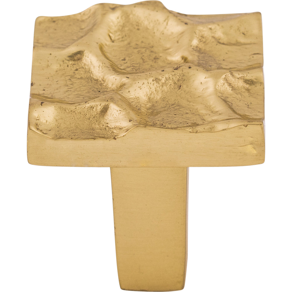 Top Knobs - Hardware - Cobblestone Square Knob - Polished Nickel - Union Lighting Luminaires Décor