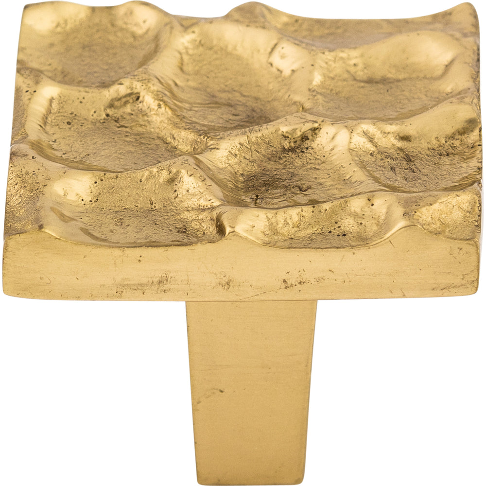 Top Knobs - Hardware - Cobblestone Square Knob - Coal Black - Union Lighting Luminaires Décor