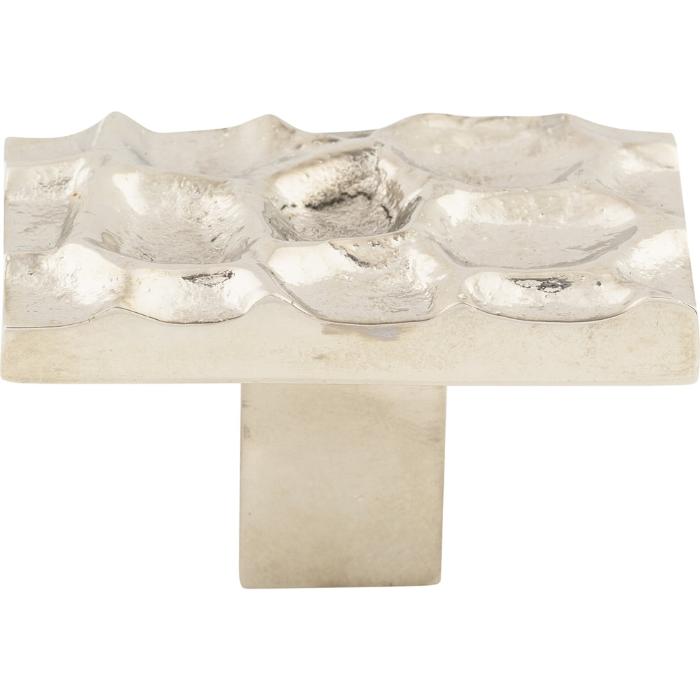 Top Knobs - Hardware - Cobblestone Rectangle Knob - Polished Brass - Union Lighting Luminaires Décor