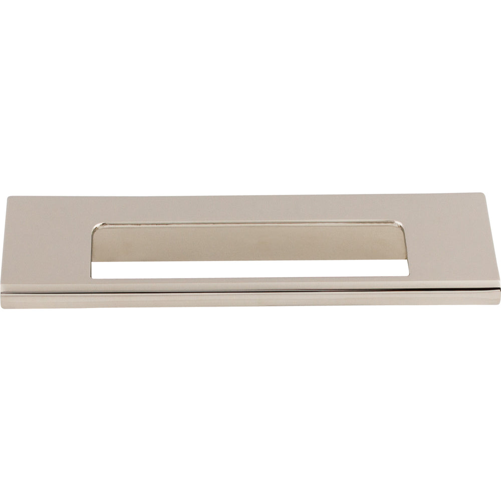 Top Knobs - Hardware - Europa Cut Out Tab Pull - Brushed Satin Nickel - Union Lighting Luminaires Décor