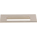 Top Knobs - Hardware - Europa Cut Out Tab Pull - Brushed Satin Nickel - Union Lighting Luminaires Décor