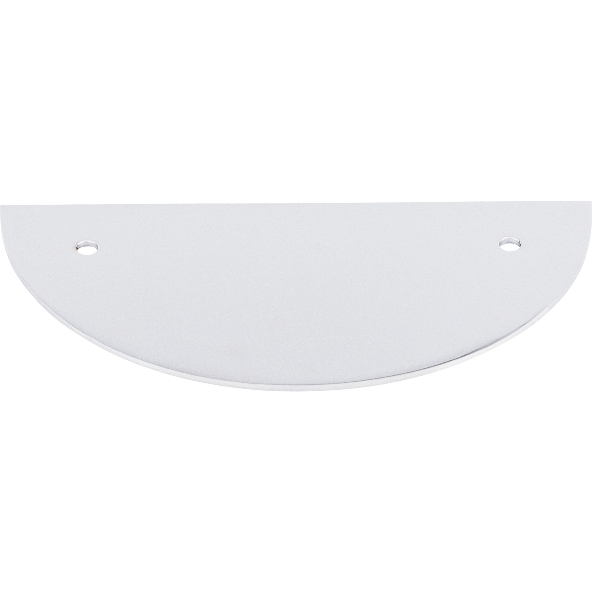 Top Knobs - Hardware - Half Circle Back Plate - Polished Nickel - Union Lighting Luminaires Décor
