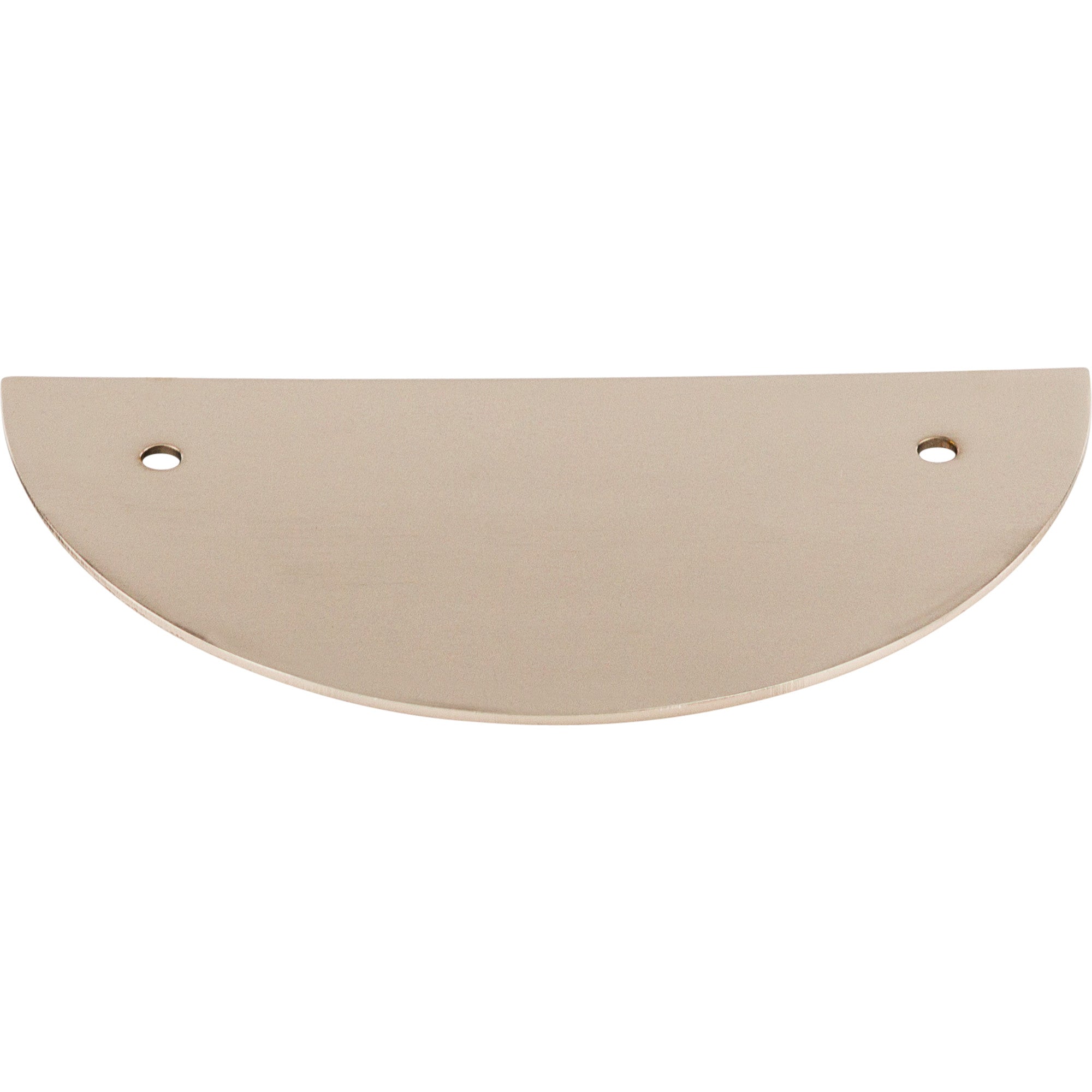 Top Knobs - Hardware - Half Circle Back Plate - Brushed Satin Nickel - Union Lighting Luminaires Décor