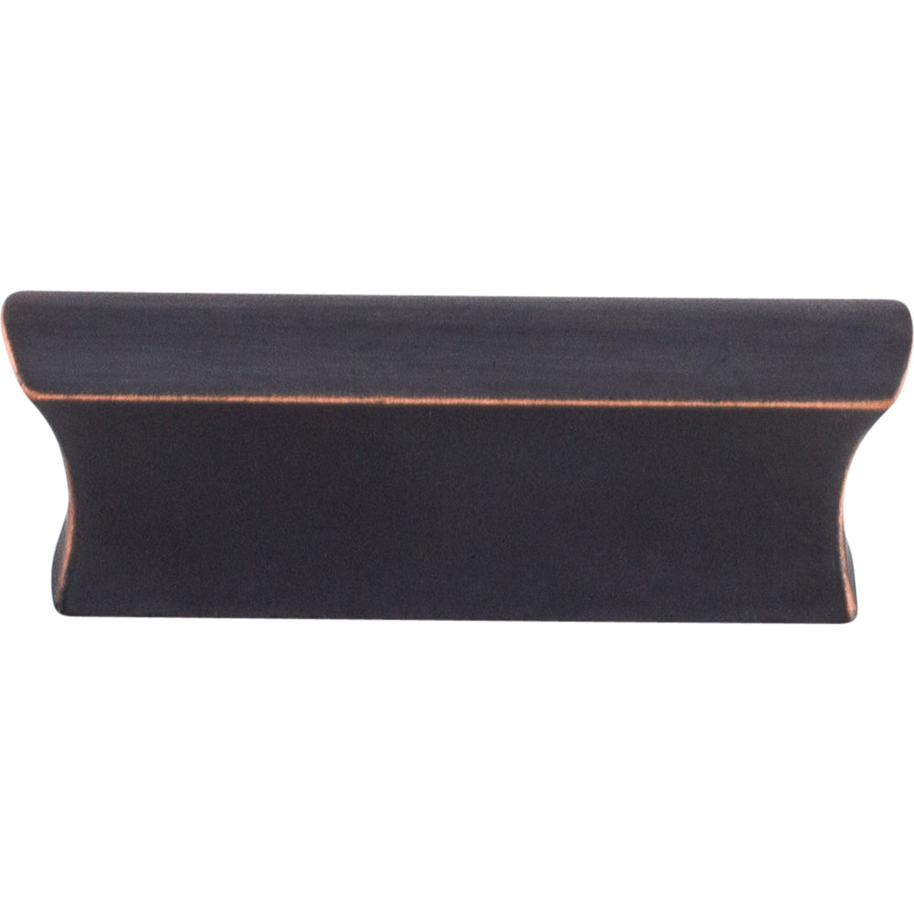 Top Knobs - Hardware - Glacier Pull - Flat Black - Union Lighting Luminaires Décor