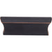 Top Knobs - Hardware - Glacier Pull - Flat Black - Union Lighting Luminaires Décor