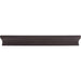 Top Knobs - Hardware - Glacier Pull - Flat Black - Union Lighting Luminaires Décor