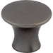 Top Knobs - Hardware - Oculus Knob - Flat Black - Union Lighting Luminaires Décor