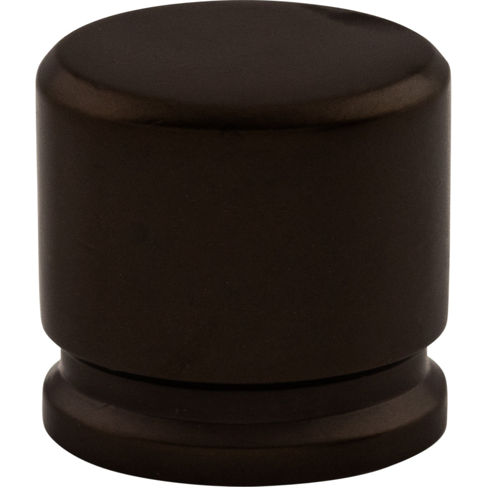 Top Knobs - Hardware - Oval Knob - Flat Black - Union Lighting Luminaires Décor