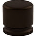 Top Knobs - Hardware - Oval Knob - Flat Black - Union Lighting Luminaires Décor