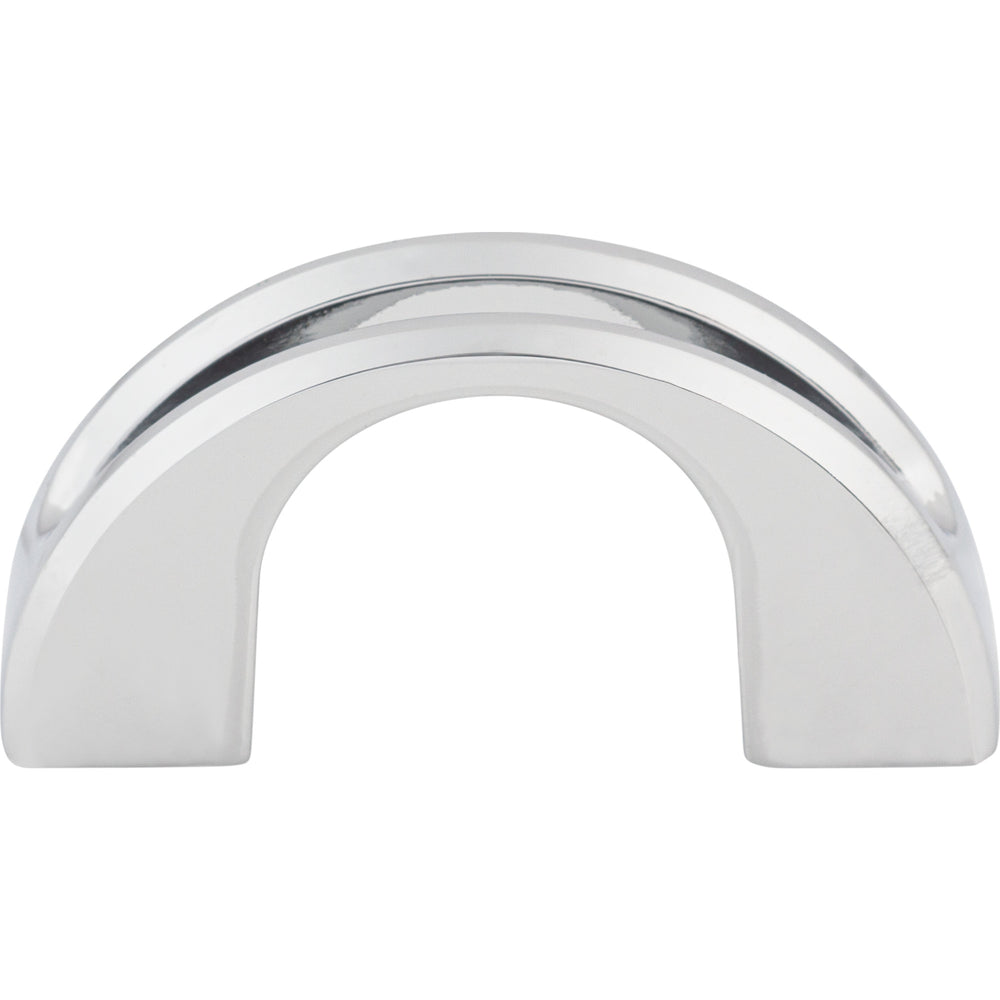 Top Knobs - Hardware - Tango U Finger Pull - Flat Black - Union Lighting Luminaires Décor