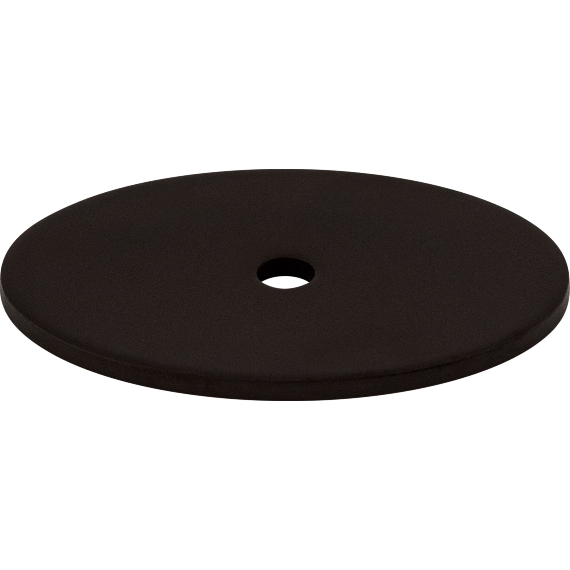Top Knobs - Hardware - Oval Backplate - Flat Black - Union Lighting Luminaires Décor