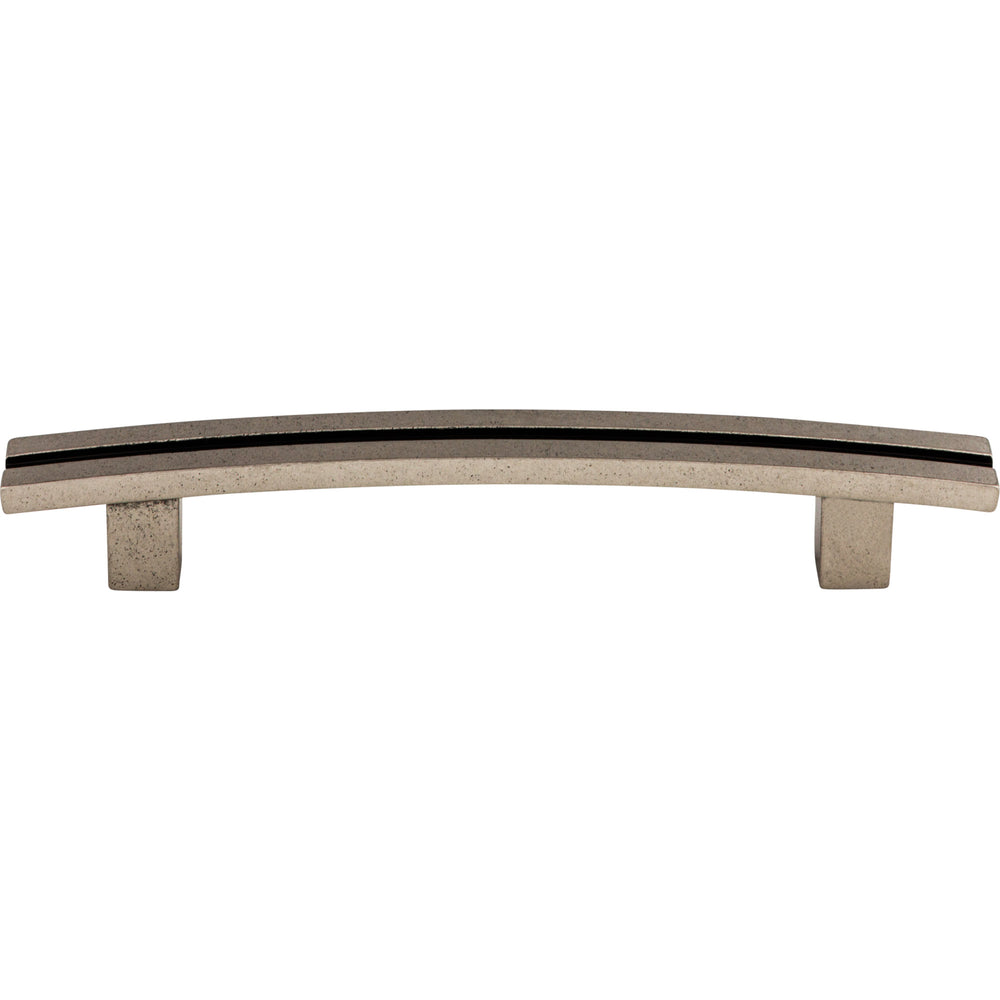 Top Knobs - Hardware - Inset Rail Pull - Flat Black - Union Lighting Luminaires Décor