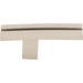Top Knobs - Hardware - Inset Rail Knob - Polished Nickel - Union Lighting Luminaires Décor
