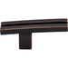 Top Knobs - Hardware - Inset Rail Knob - Brushed Satin Nickel - Union Lighting Luminaires Décor