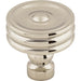 Top Knobs - Hardware - Brixton Ridged Knob - Ash Gray - Union Lighting Luminaires Décor